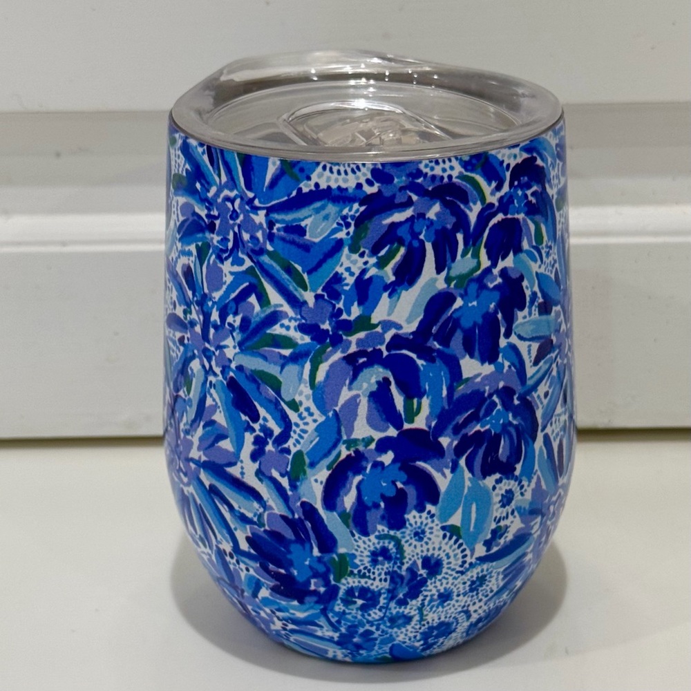 Lilly Pulitzer High Maintenance 12 Oz Stemless Insulated Tumbler